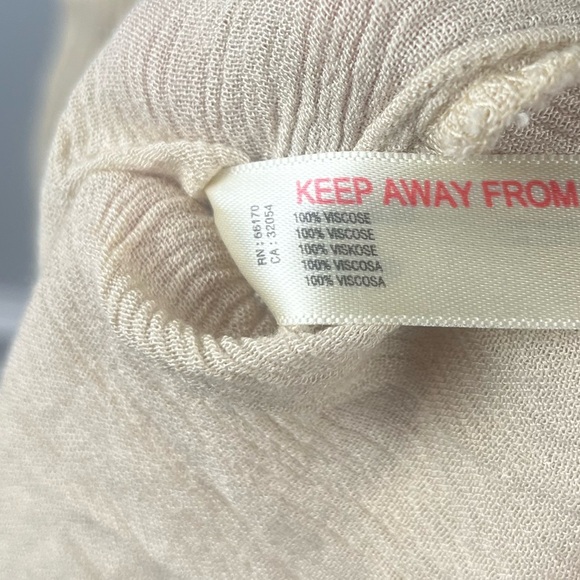 Free People Look Into the Sun Maxi Dress Endless Summer cream size small - Picture 11 of 12